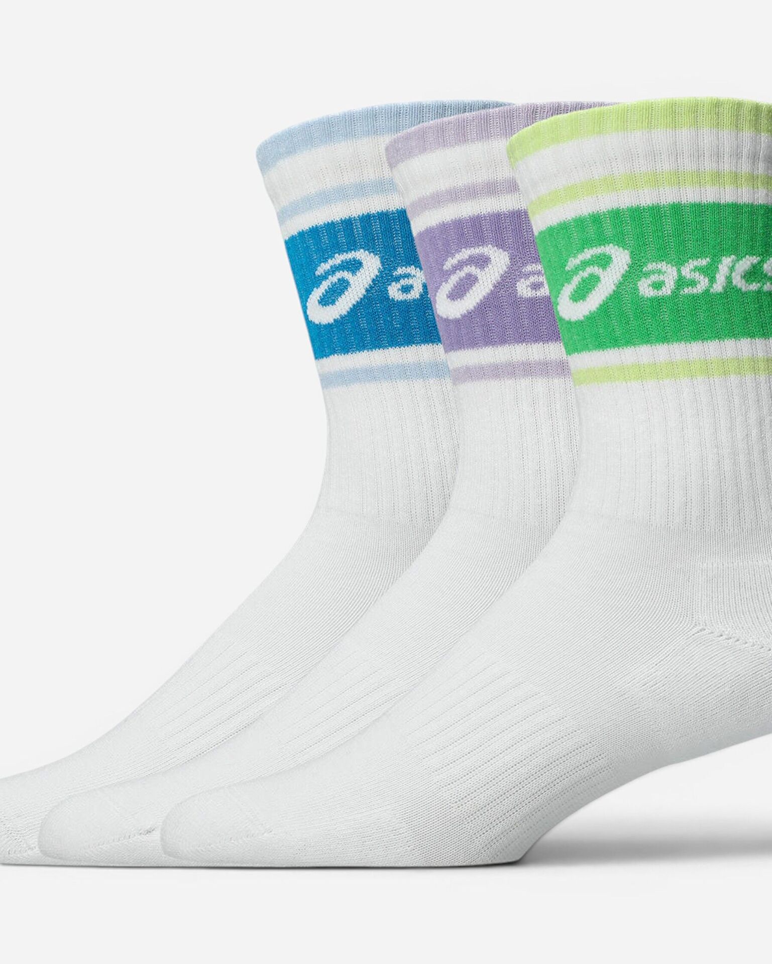 Resim 3 Pack Asics Logo Crew Sock