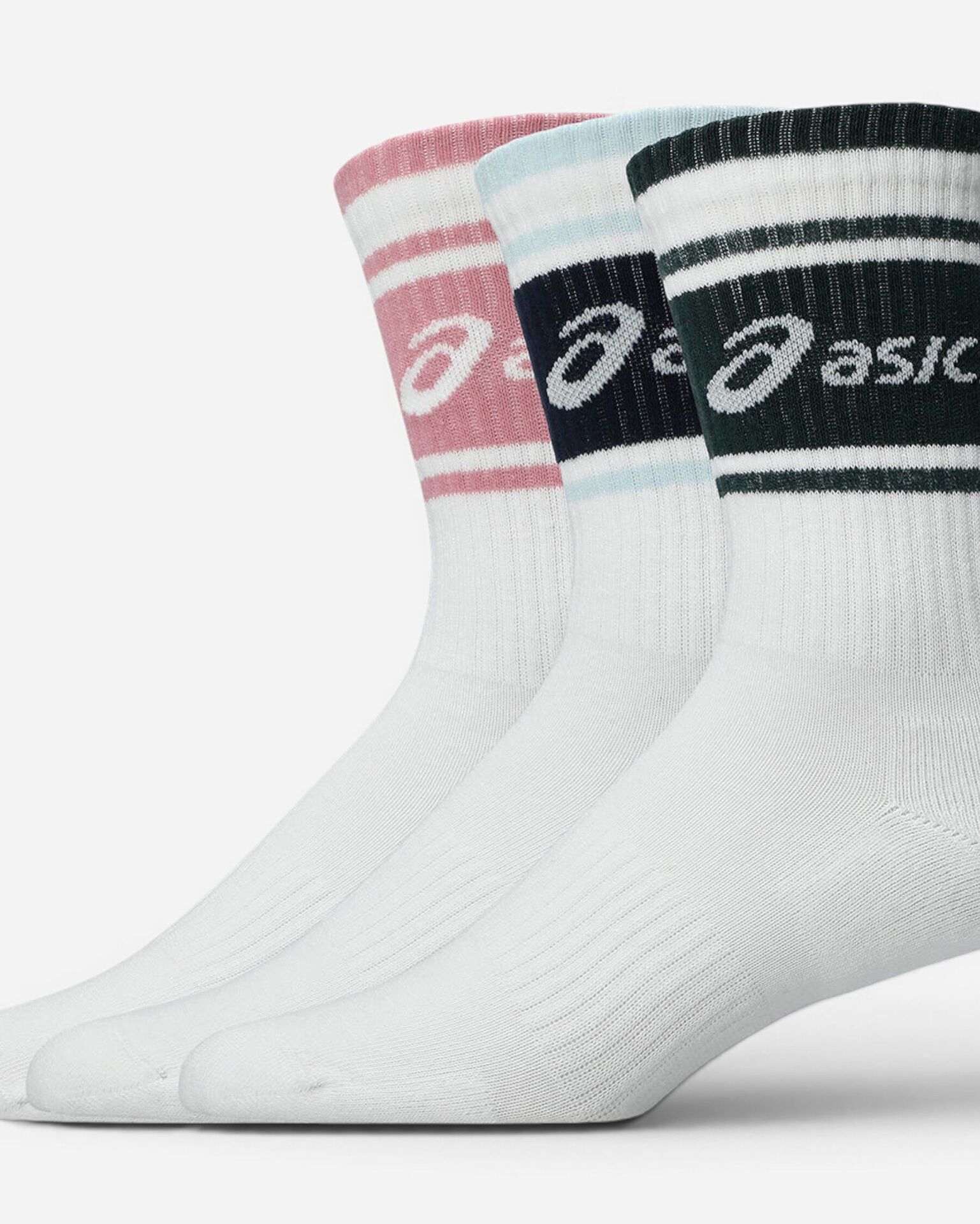 Resim 3 Pack Asics Logo Crew Sock