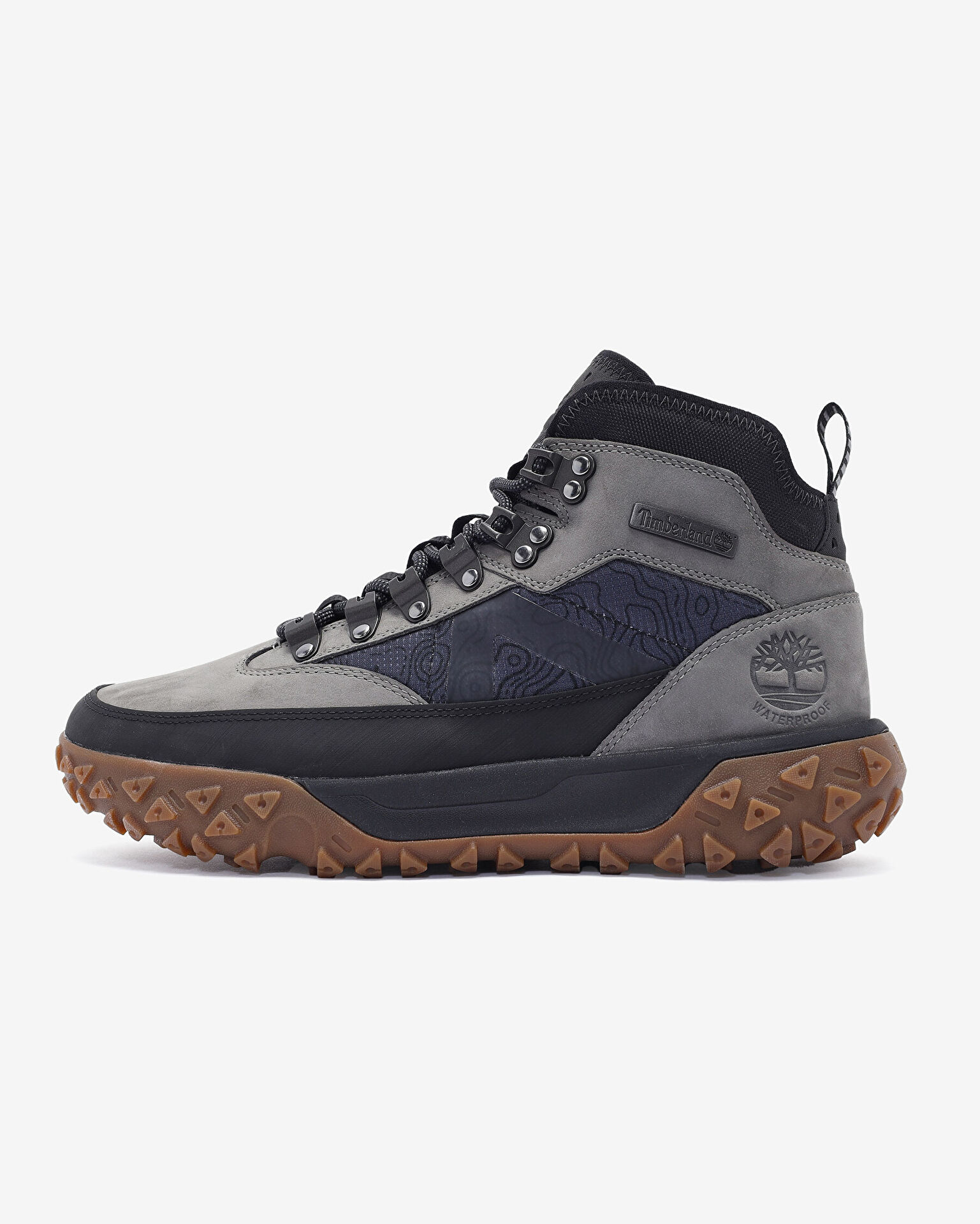 Greenstride Motion 6 Mid Lace Up Waterproof Boot Erkek Gri Bot