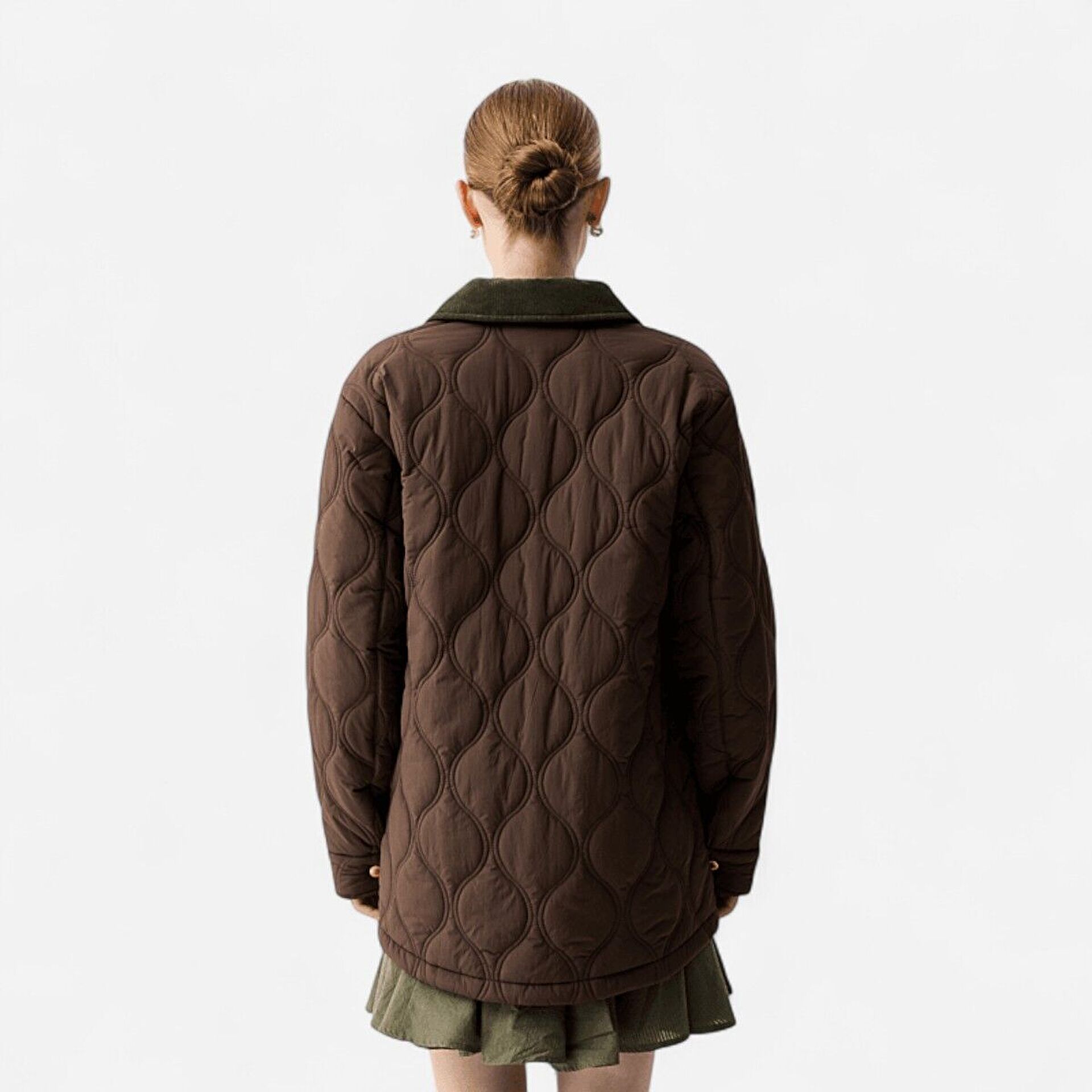 Resim Witton Quilted Shacket