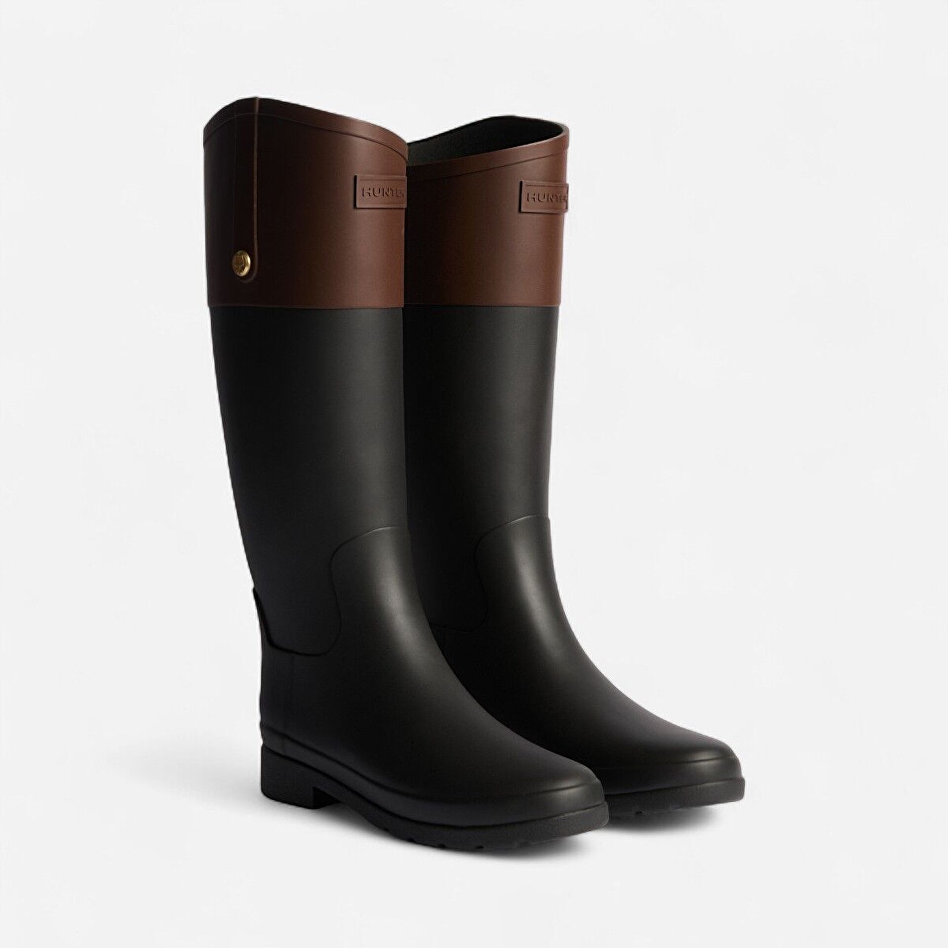 Resim Womens Refined Gold Trim Riding Boot