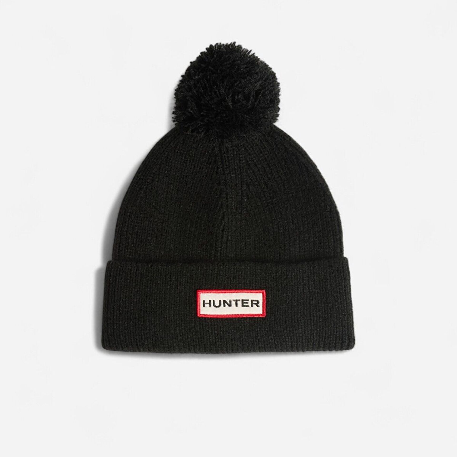 Resim Anagach Ribbed Pom Beanie/gloves Box Set