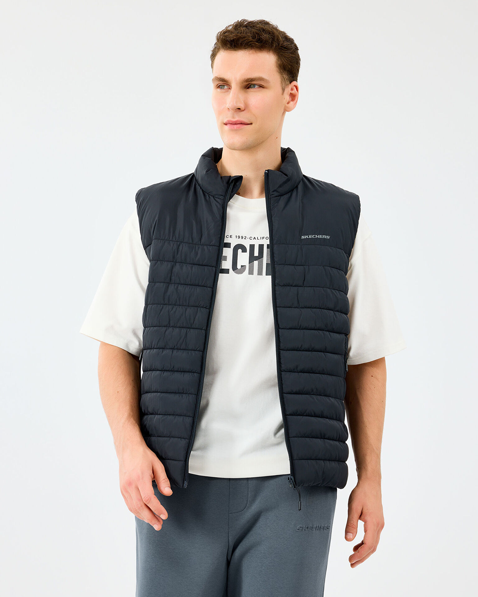 Resim M Outerwear Polar Lining Paded Vest