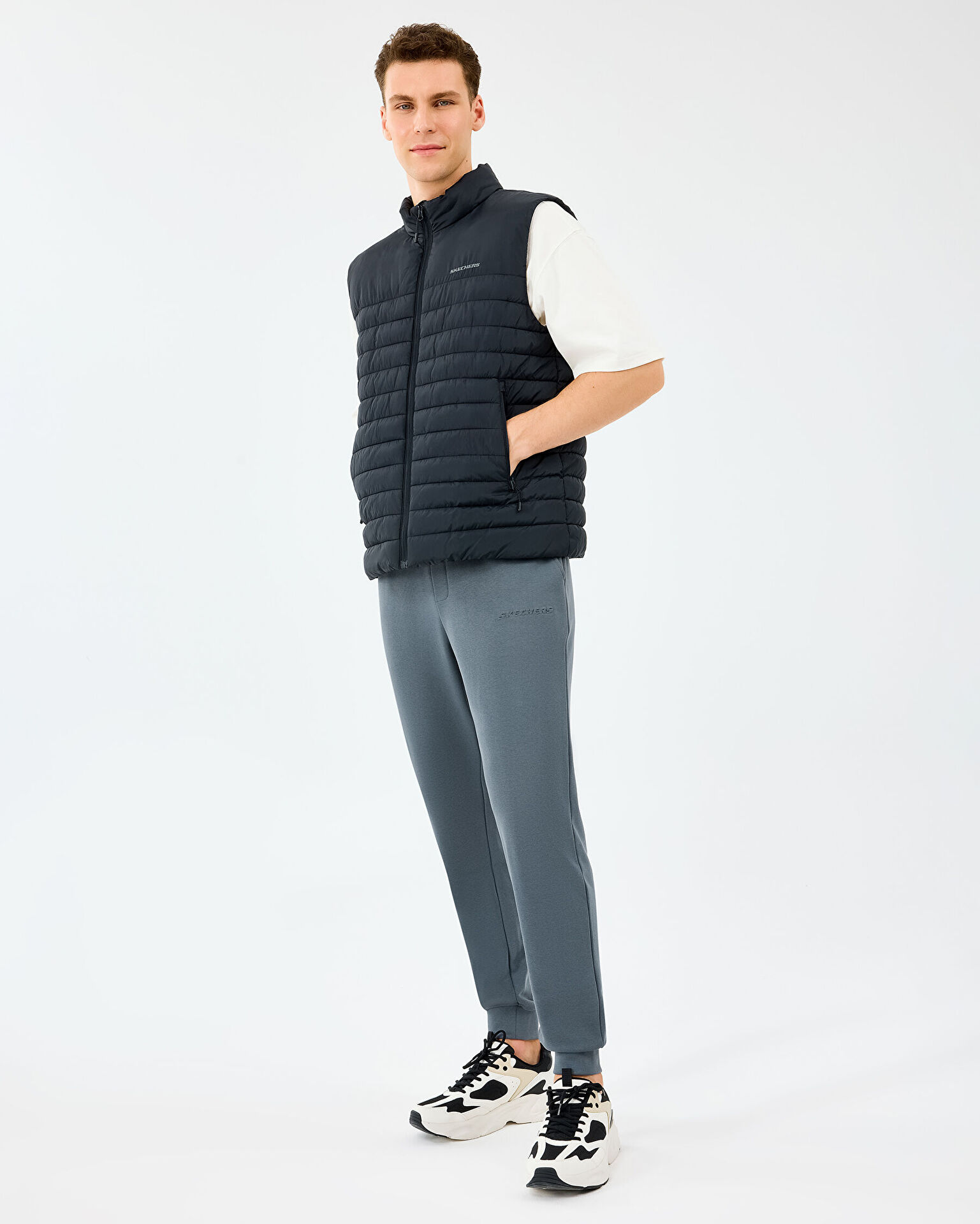 Resim M Outerwear Polar Lining Paded Vest