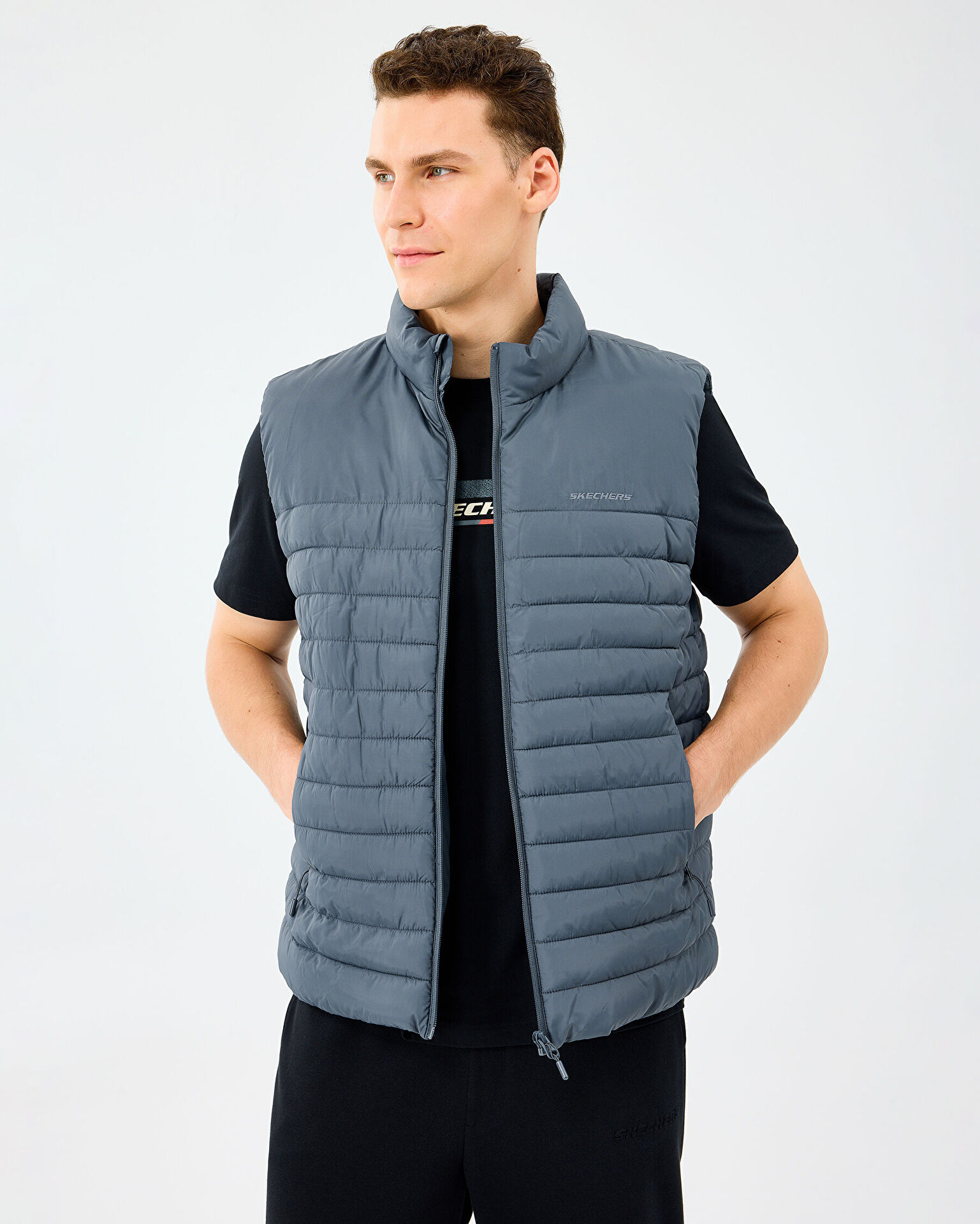 Resim M Outerwear Polar Lining Paded Vest