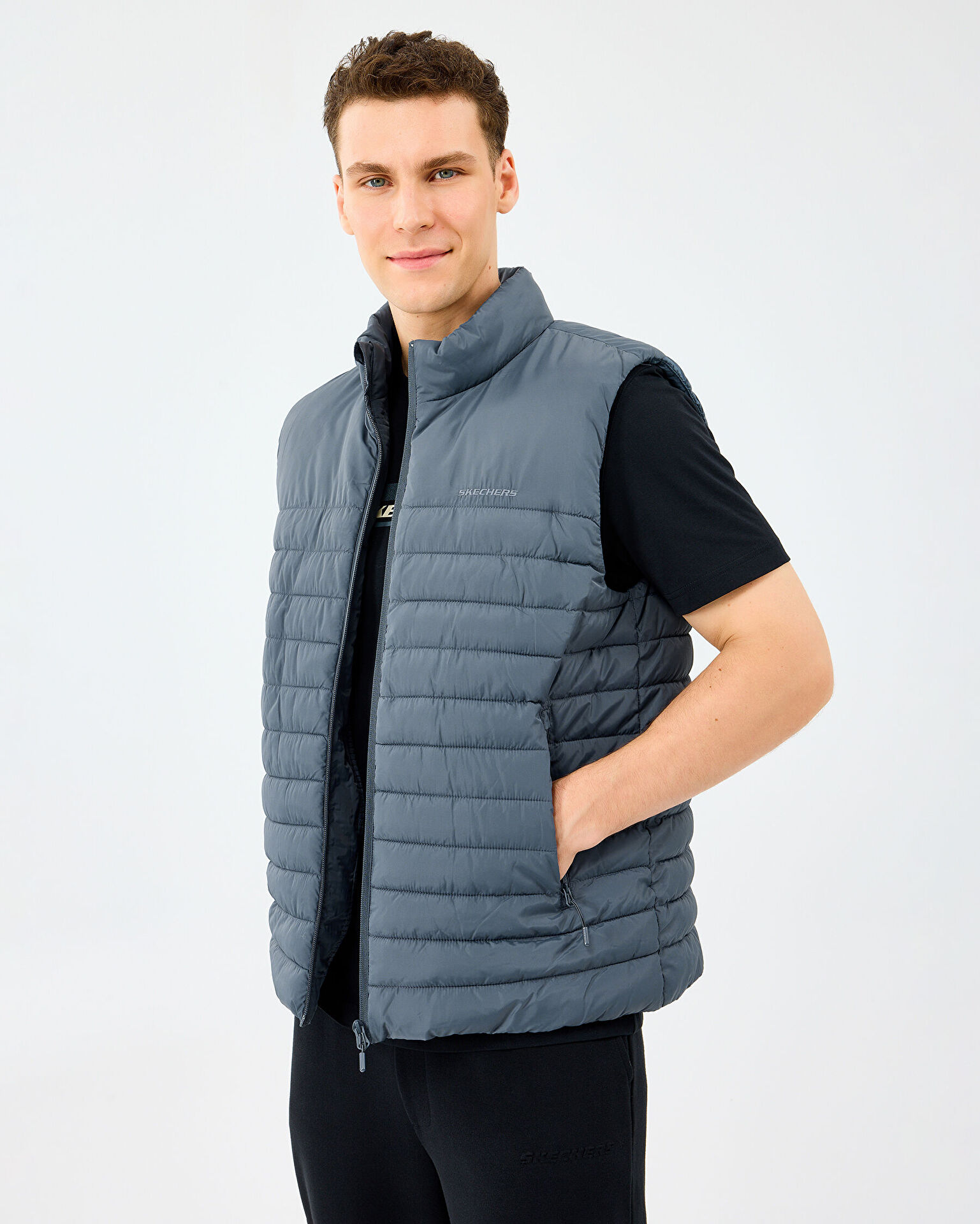 Resim M Outerwear Polar Lining Paded Vest