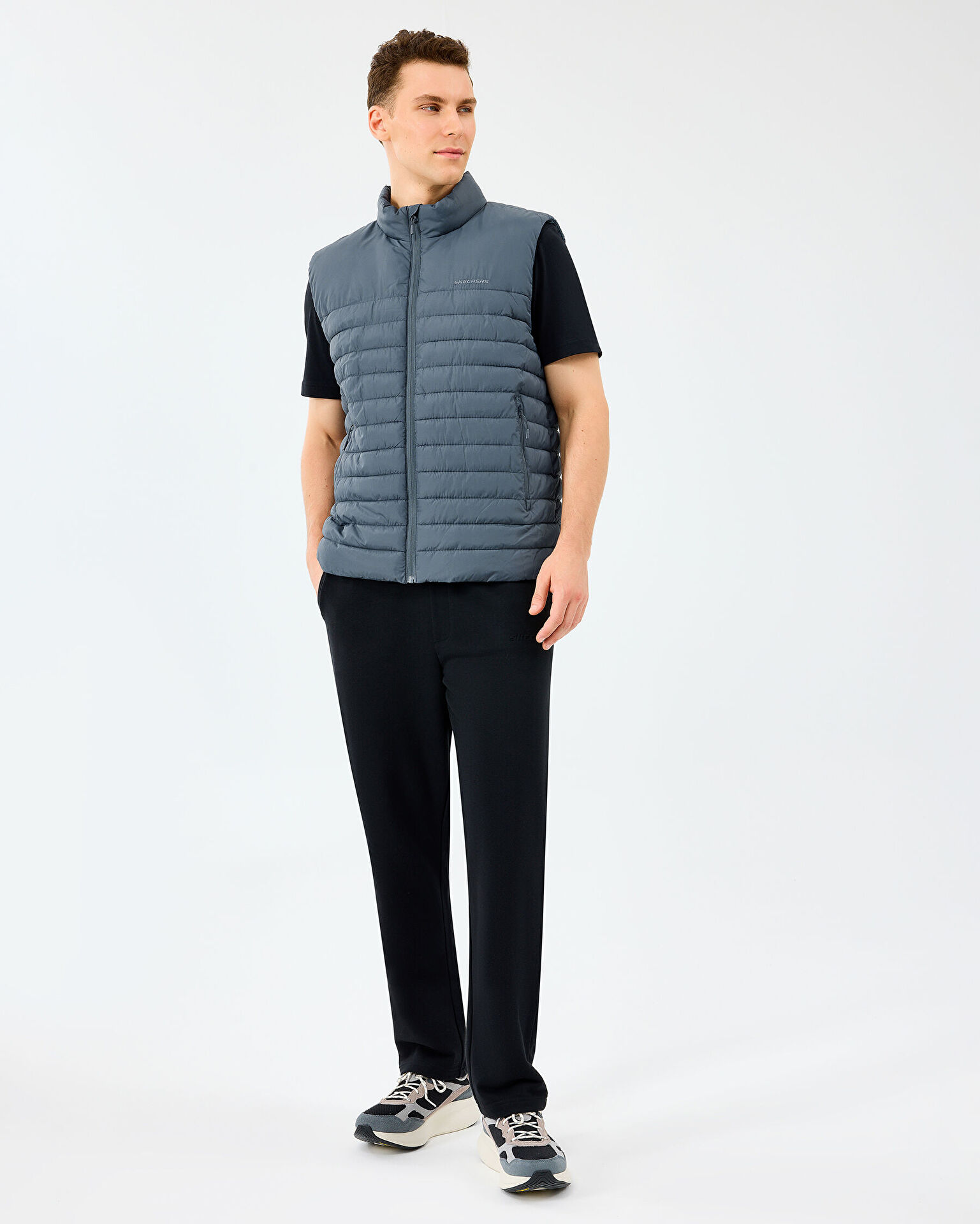 Resim M Outerwear Polar Lining Paded Vest