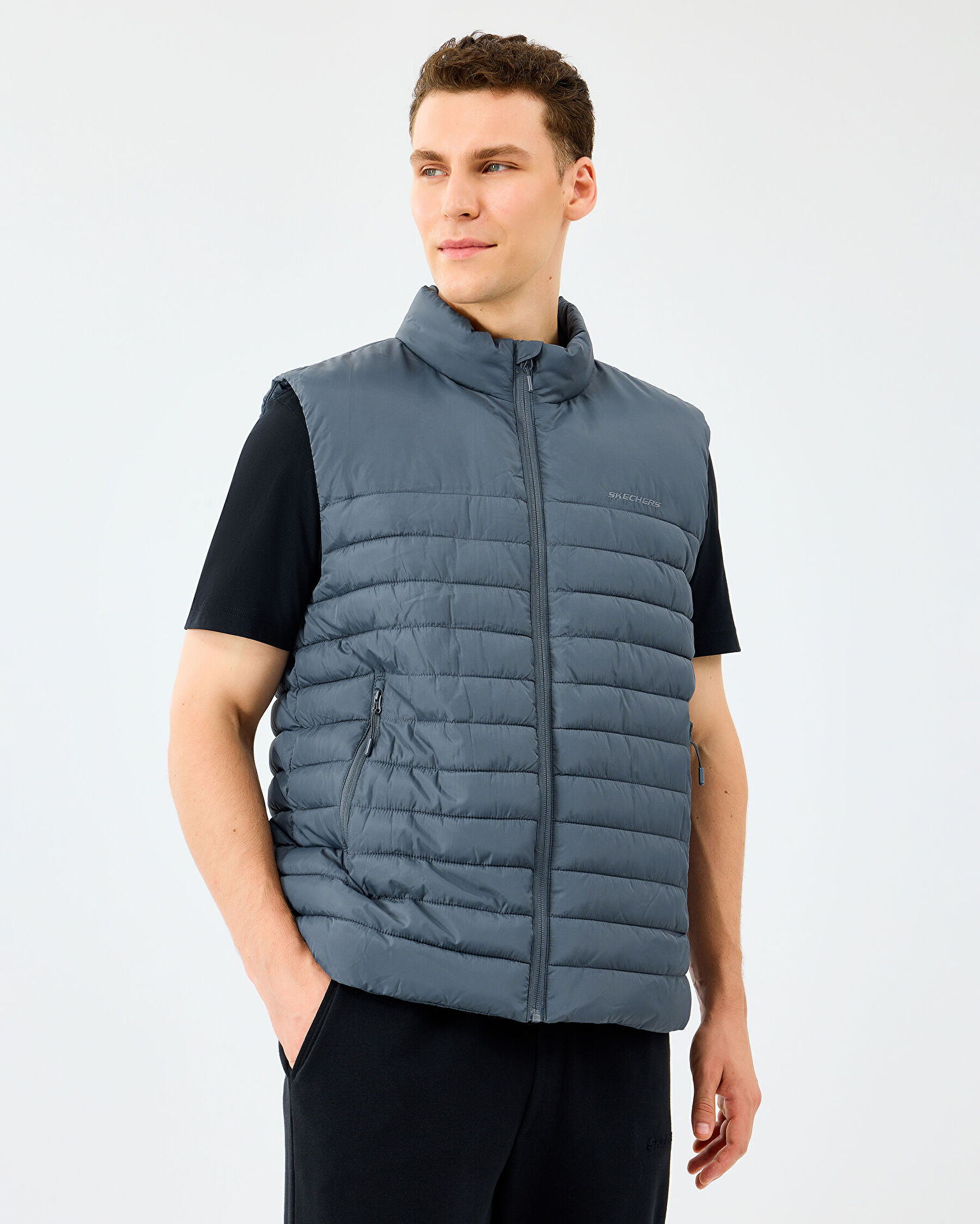 Resim M Outerwear Polar Lining Paded Vest