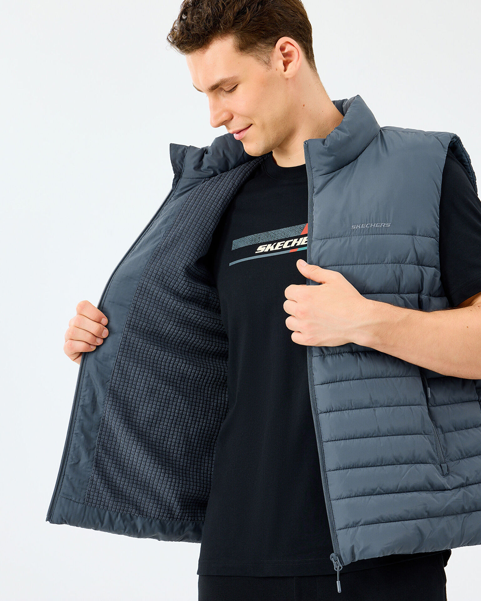 Resim M Outerwear Polar Lining Paded Vest