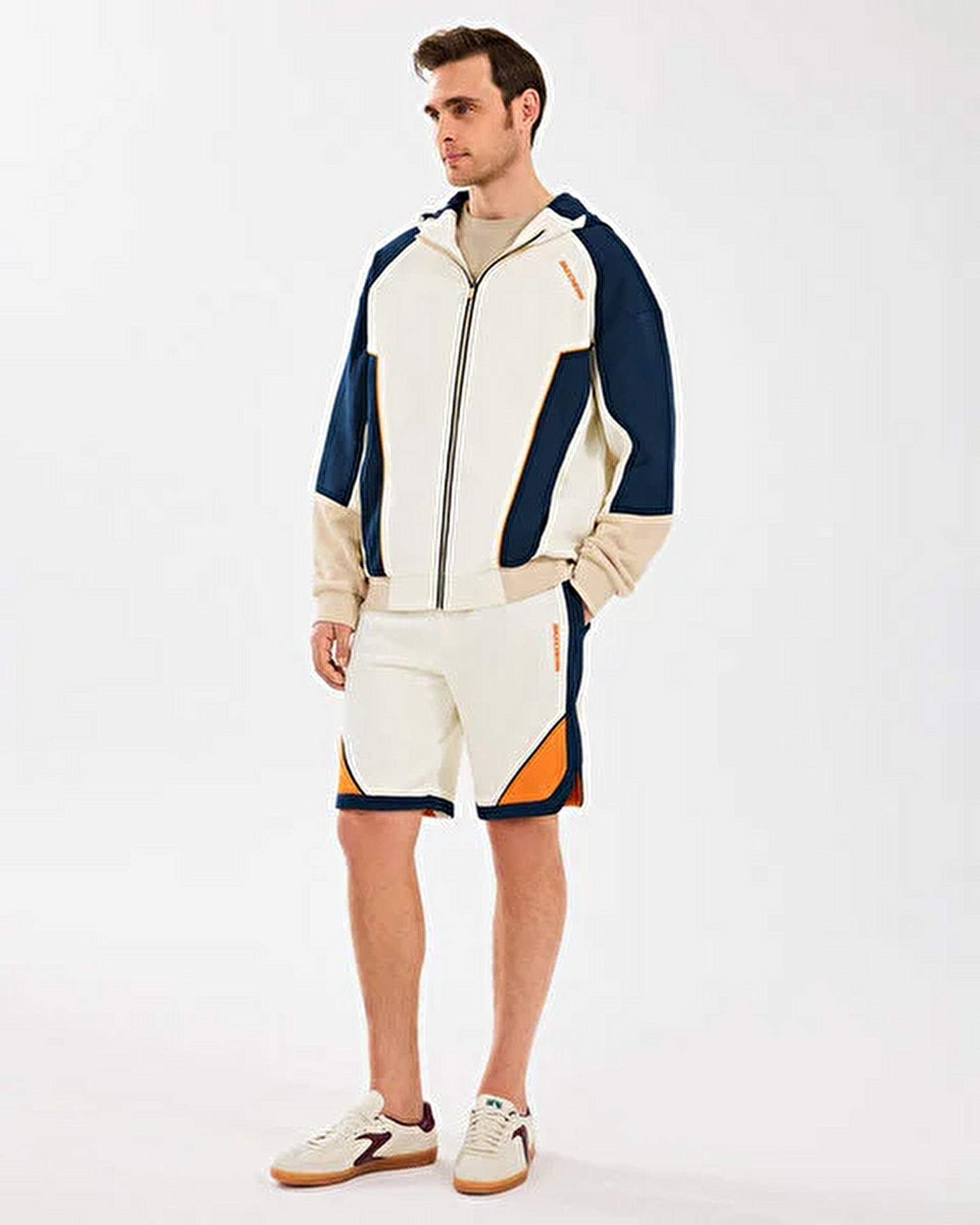 Resim M Diagonal Lw Fleece Sweatshort