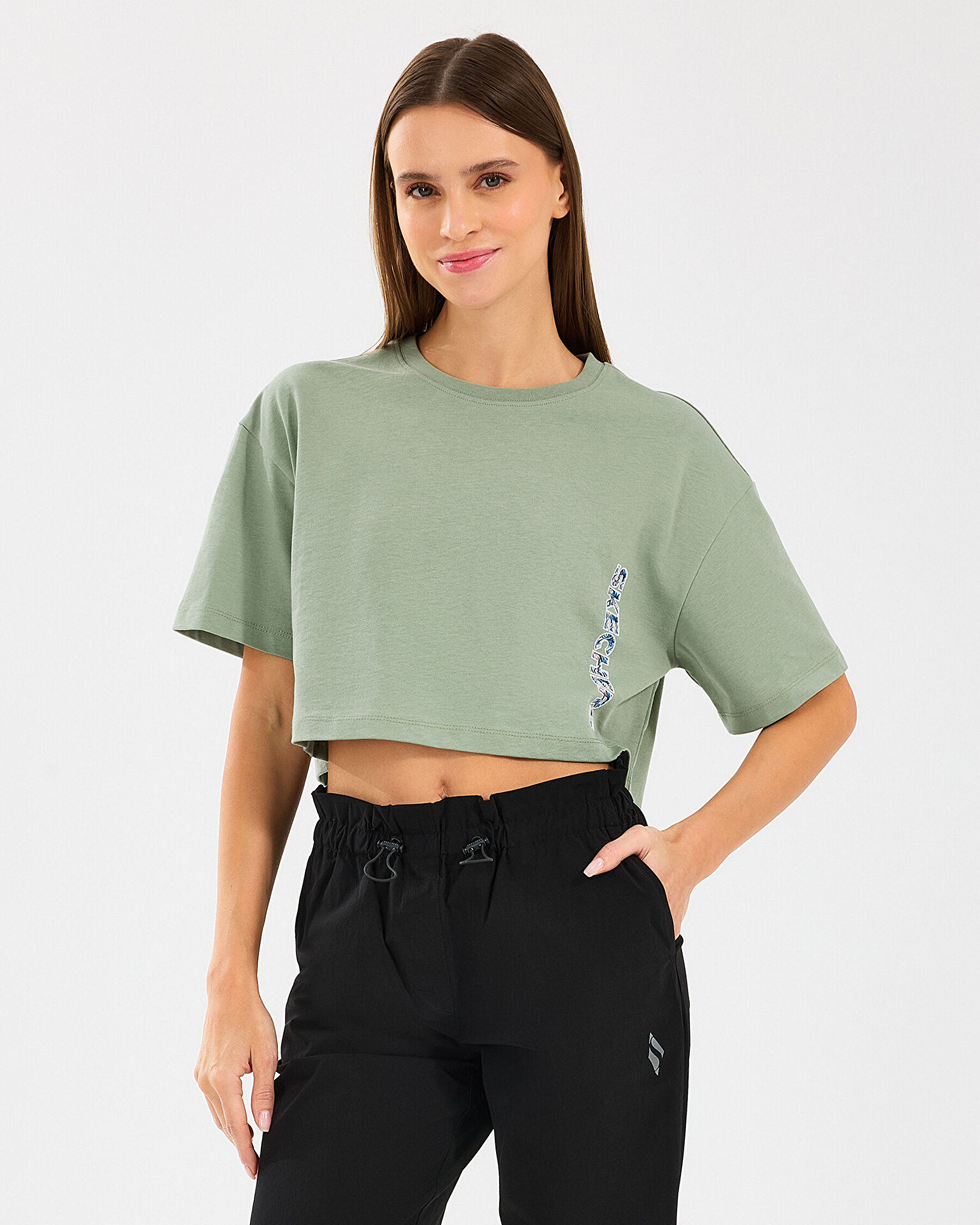 Resim W Crop Fit Graphic Tee T-shirt