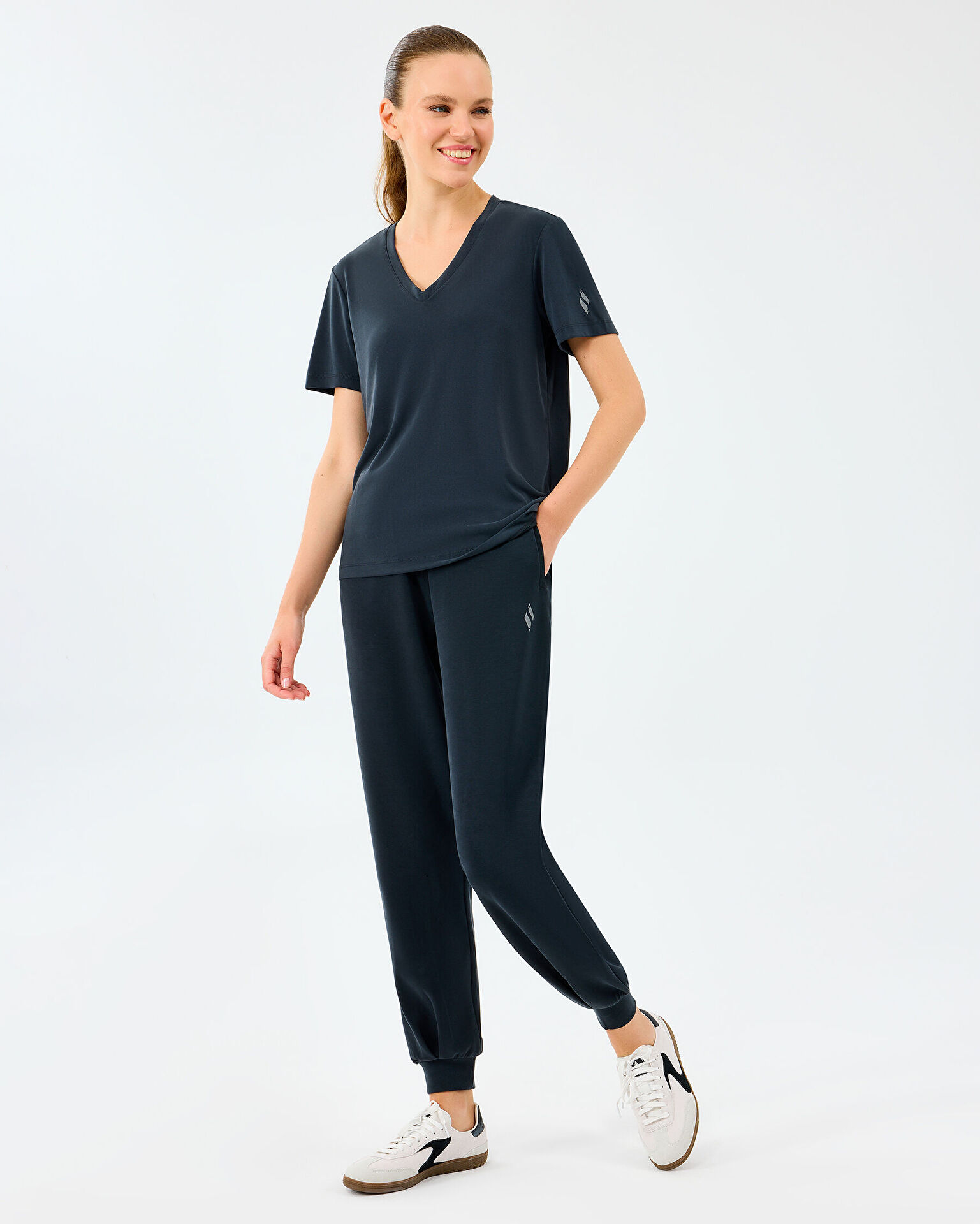 Resim W V Neck T-shirt