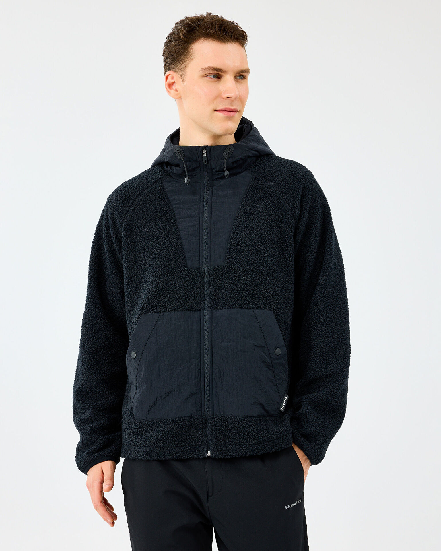 Resim M Comfort Hoodie Sherpa Jacket