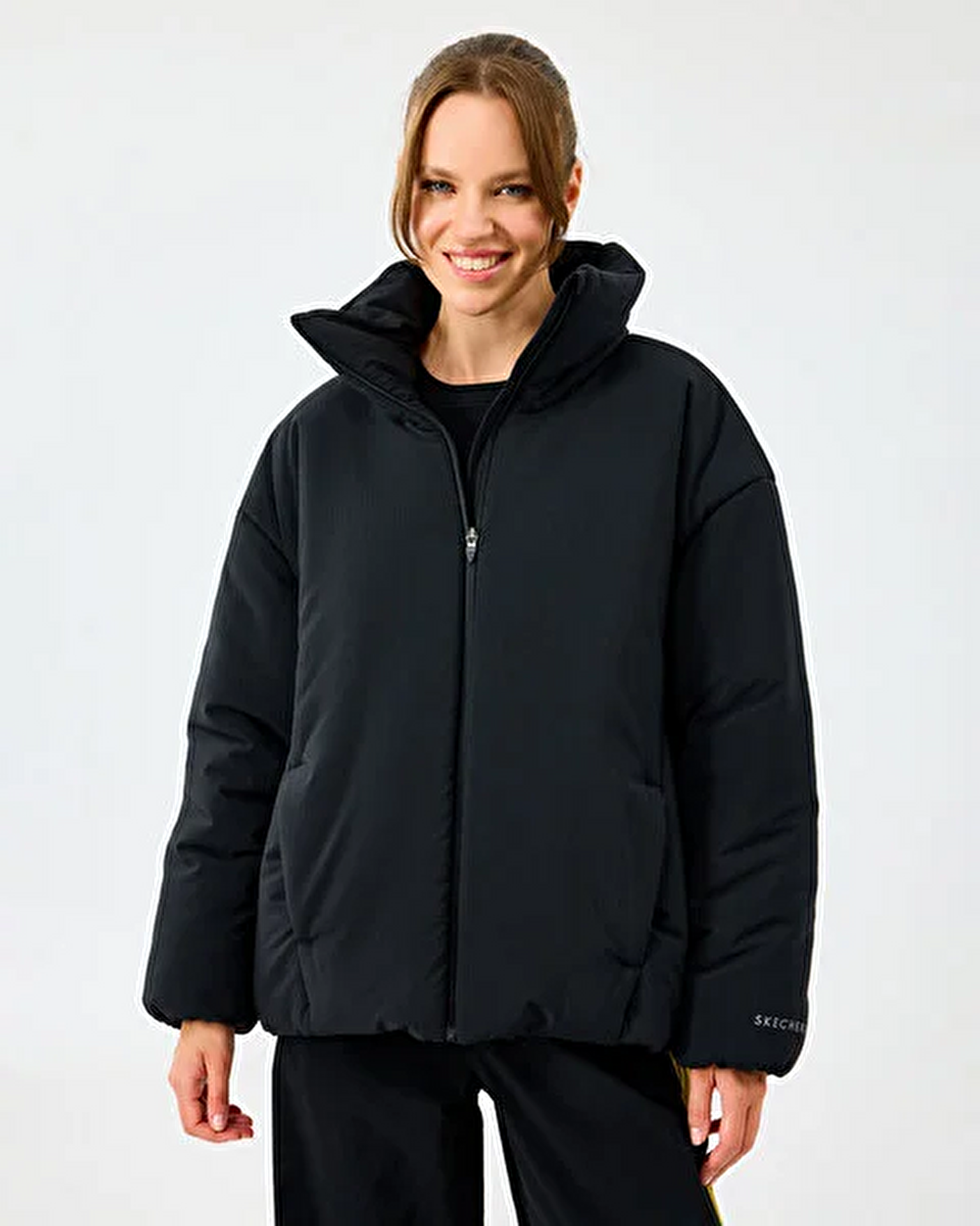Resim W Crop Puffer Jacket