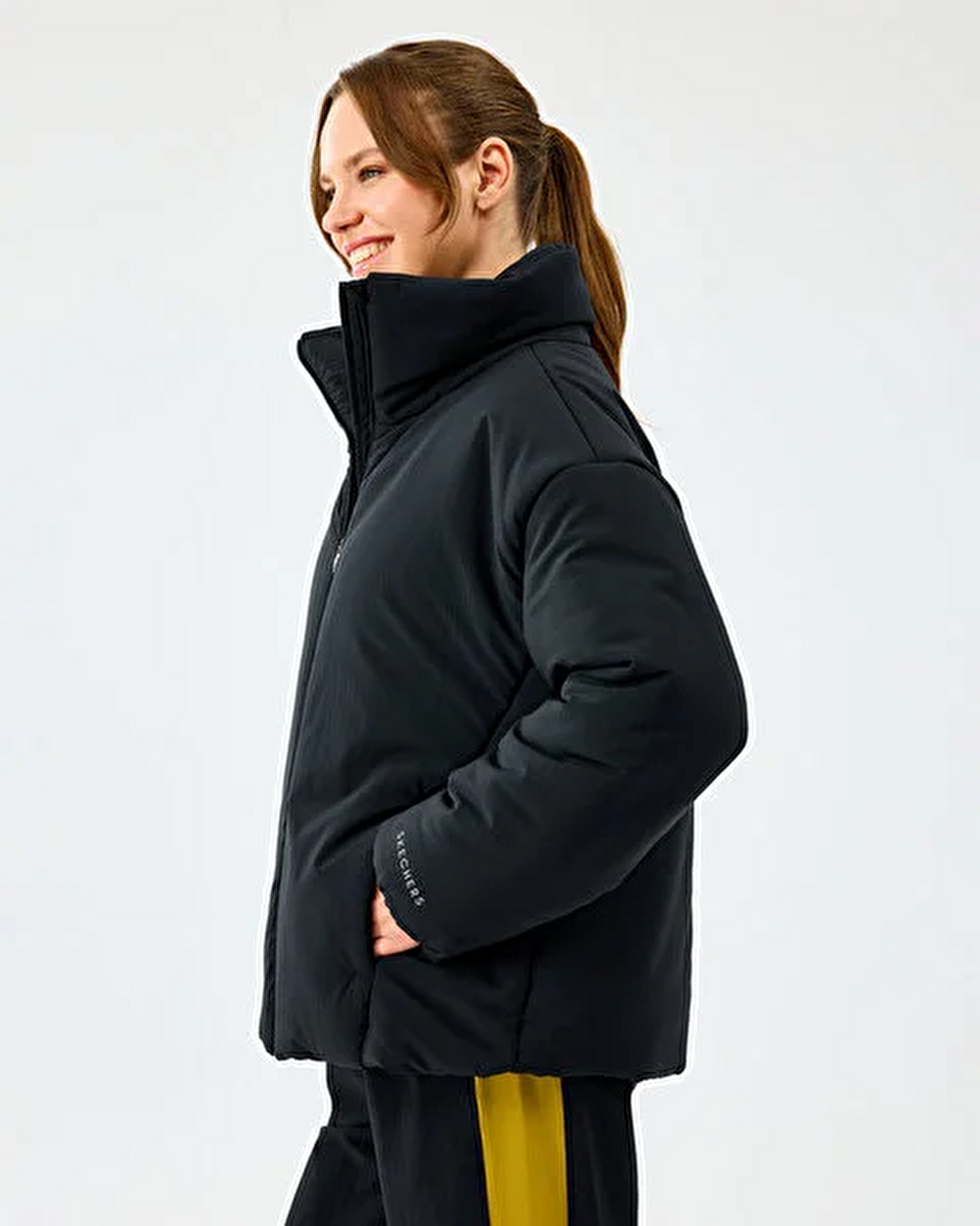 Resim W Crop Puffer Jacket