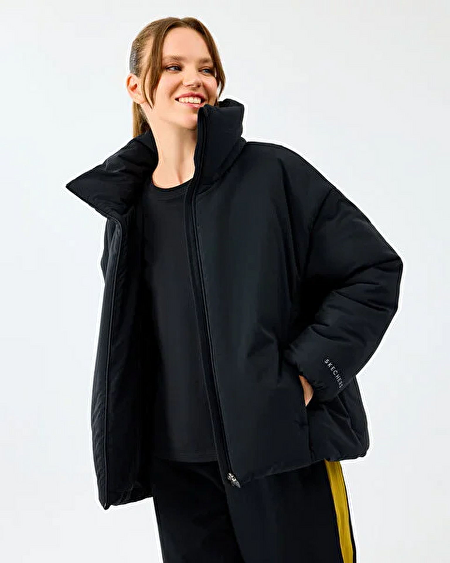 Resim W Crop Puffer Jacket