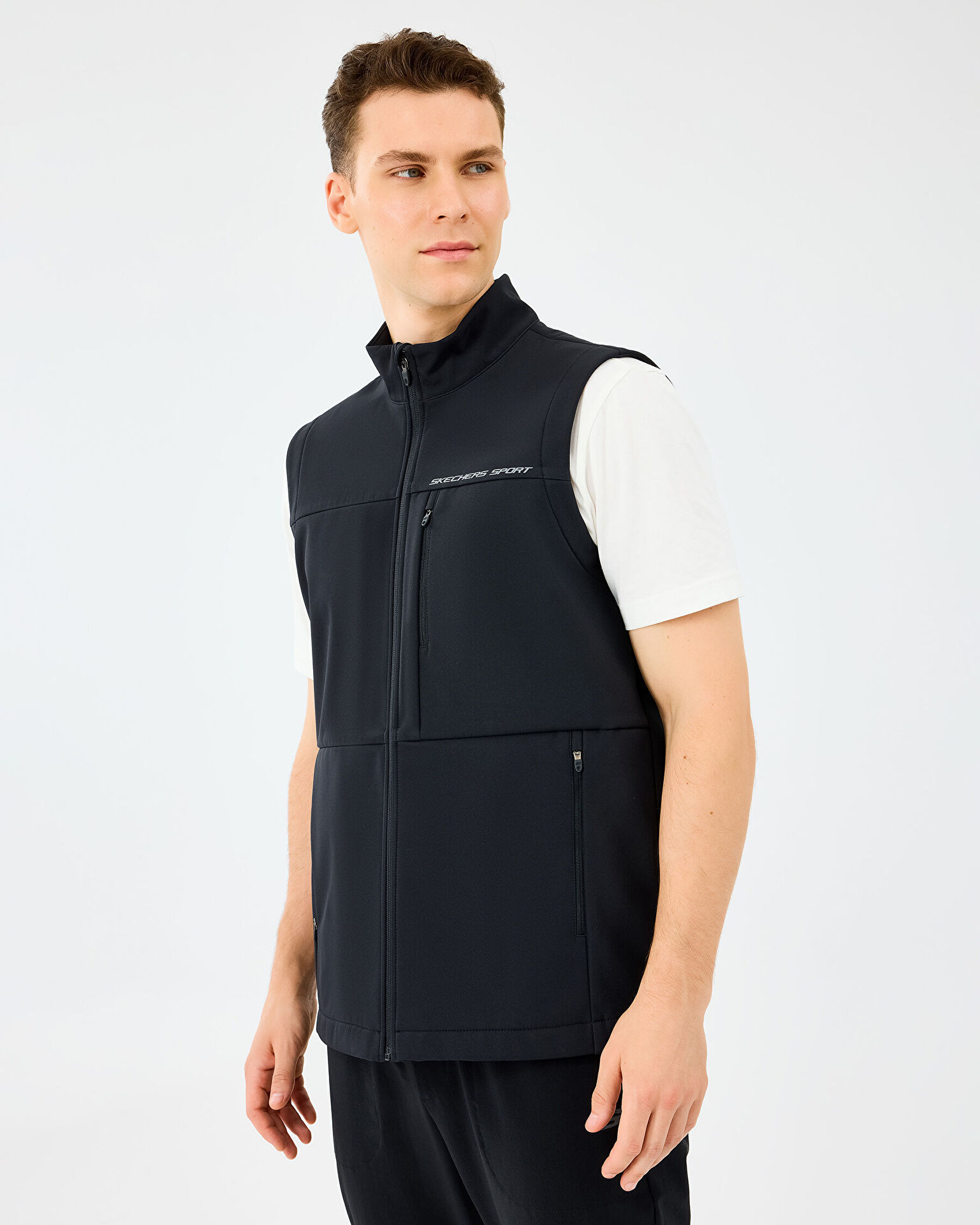 Resim M Fitted Turtle Neck Softshell Vest