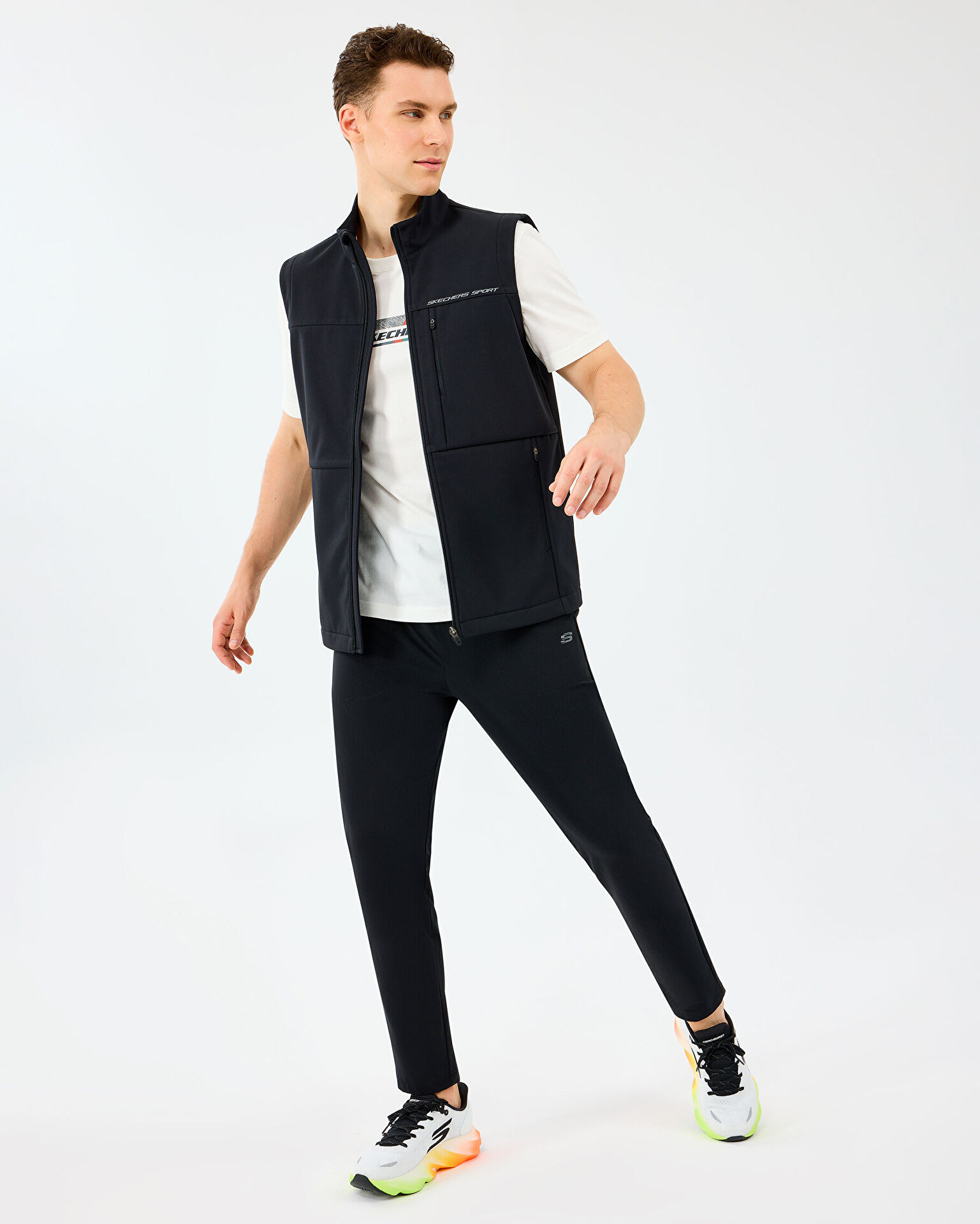 Resim M Fitted Turtle Neck Softshell Vest