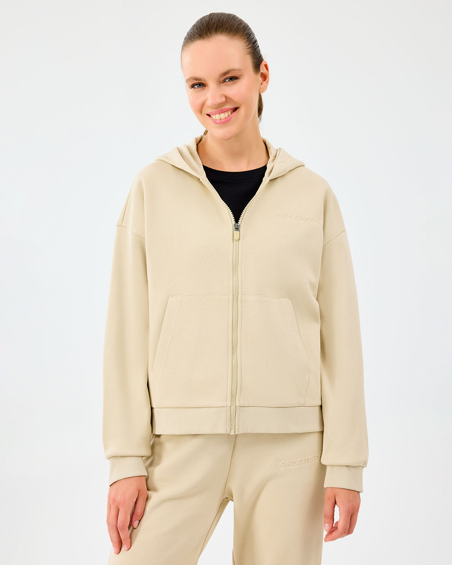 Resim W Essential Full Zip Sweatshirt