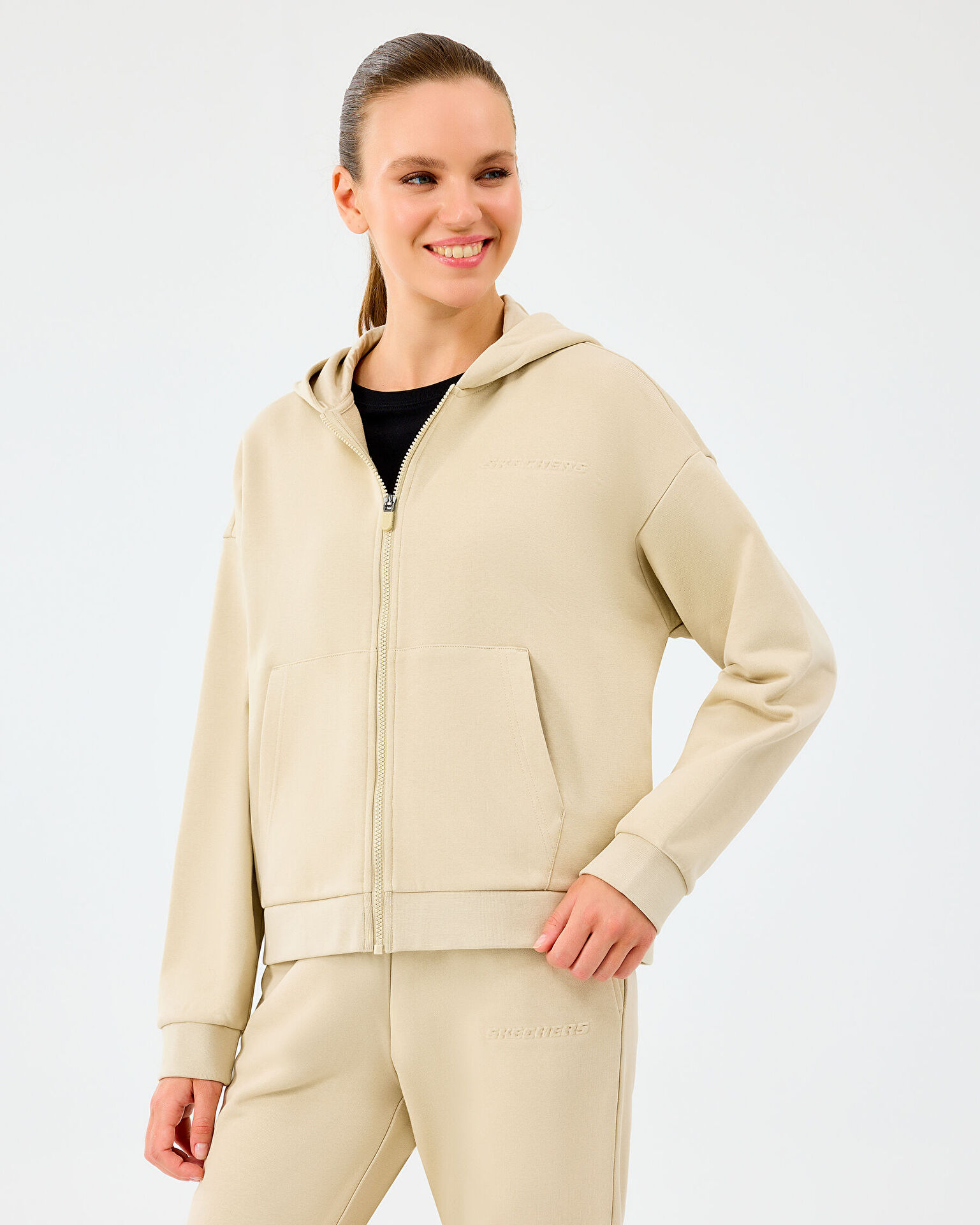 Resim W Essential Full Zip Sweatshirt