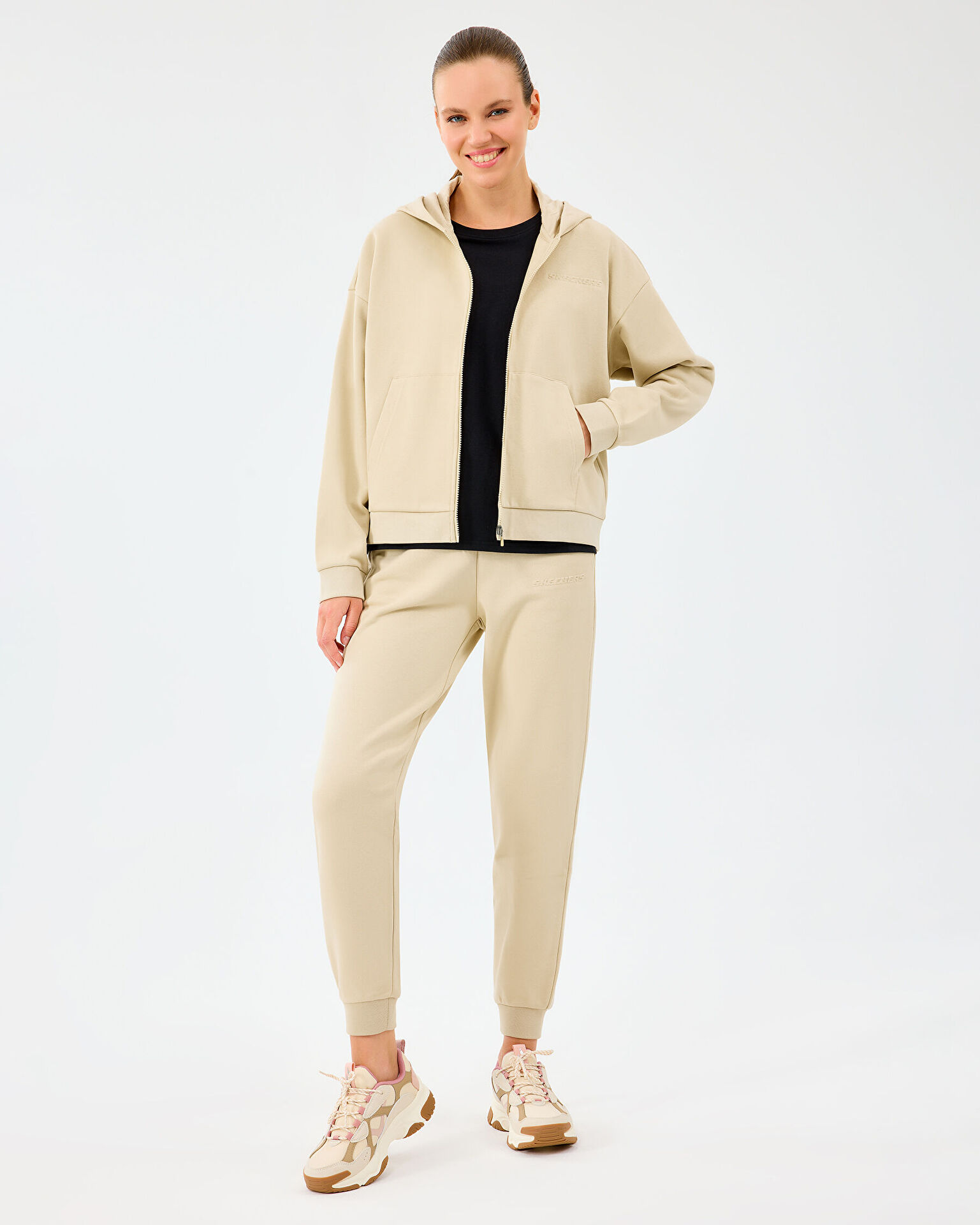 Resim W Essential Full Zip Sweatshirt