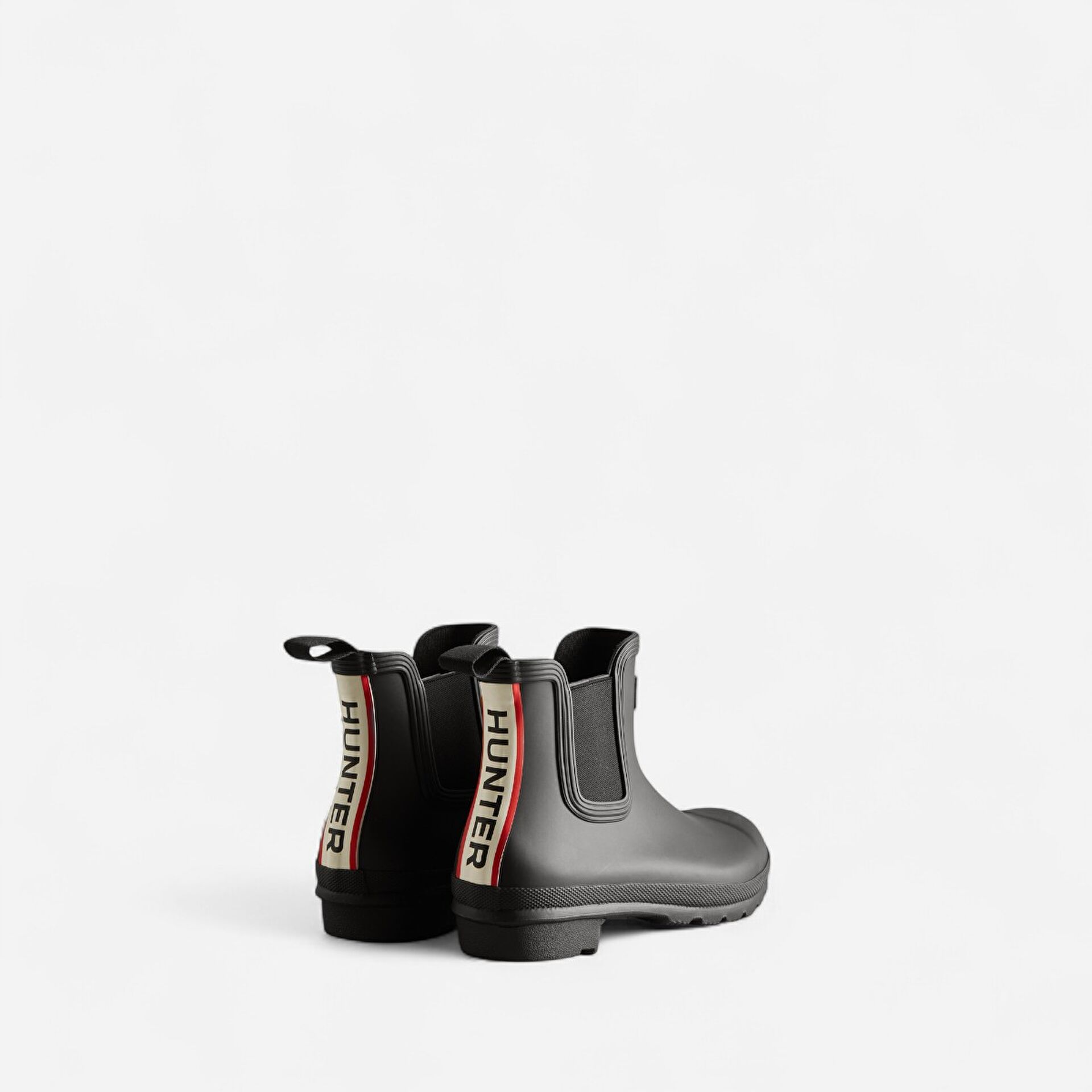 Womens Orig Chelsea Tri Colour Logo Boot Kadın Siyah Kısa Bot