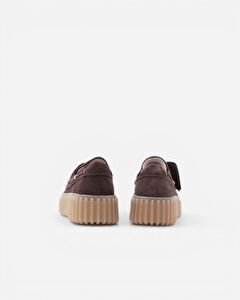 Resim Torhill Boat Dark Brown Suede