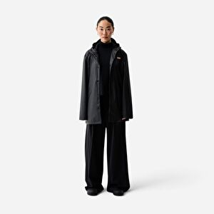 Resim Downpour Jo Unisex Siyah Yağmurluk