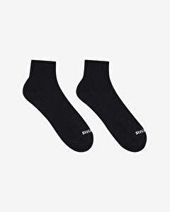 Resim 6'Lı Unisex Yarım Taban Destekli Çeyrek Boy Çorap