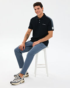 Resim M Color Block Detail Polo
