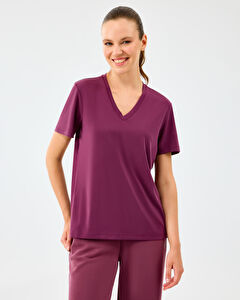 Resim W V Neck T-shirt