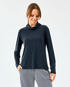 Resim W Turtle Neck Longsleeve Softluxe T-shirt