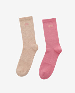 Resim 2'Li Paket Athleisure S Logo Uzun Çorap
