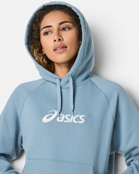Resim Asics Logo Fleece Pullover Hoodie