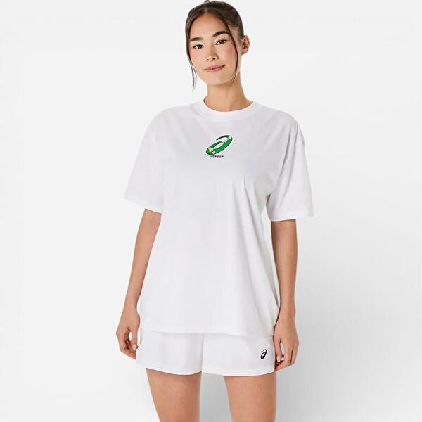 Court Graphic Ss Top