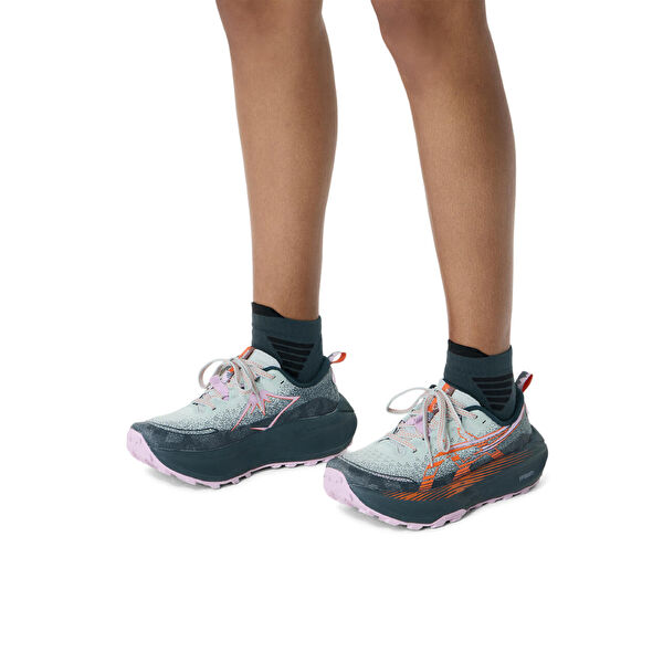 Fujitrail Quarter Sock Unisex Fiery Red/vanilla Ice/black Koşu