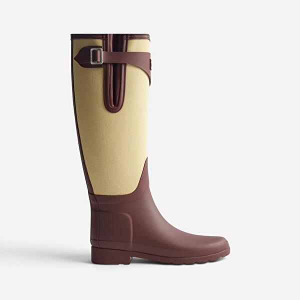 Originals Kadın Bordo Kanvas Uzun Bot