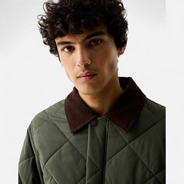 Ardwell Quilted Jacket Erkek Haki Mont HARM0003252-KM