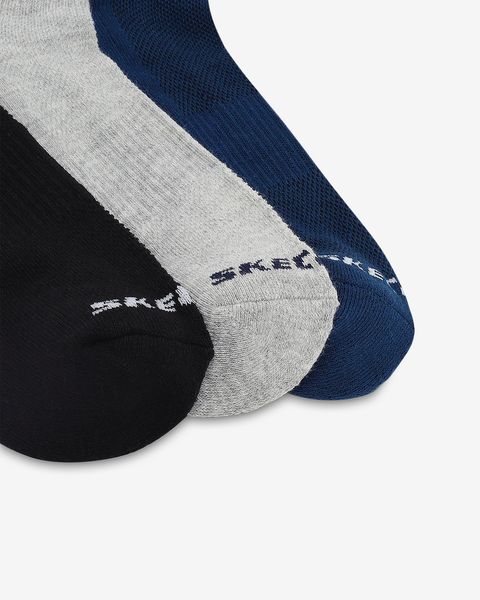 Resim 3'Lu Unisex Yarim Taban Destekli Quarter Crew Corap