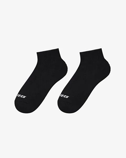 6'Li Unisex Yarim Taban Destekli Quarter Crew Corap