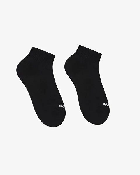 Resim 6'Li Unisex Yarim Taban Destekli Quarter Crew Corap