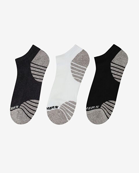 3'Lu Unisex Yarim Taban Destekli Low Cut Corap