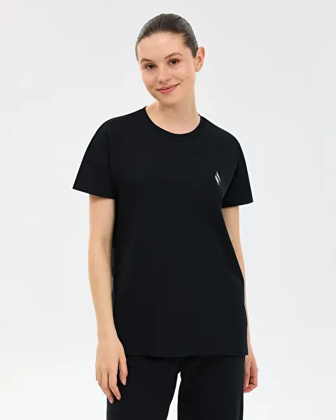 W Crew Neck Graphic Tee T-shirt
