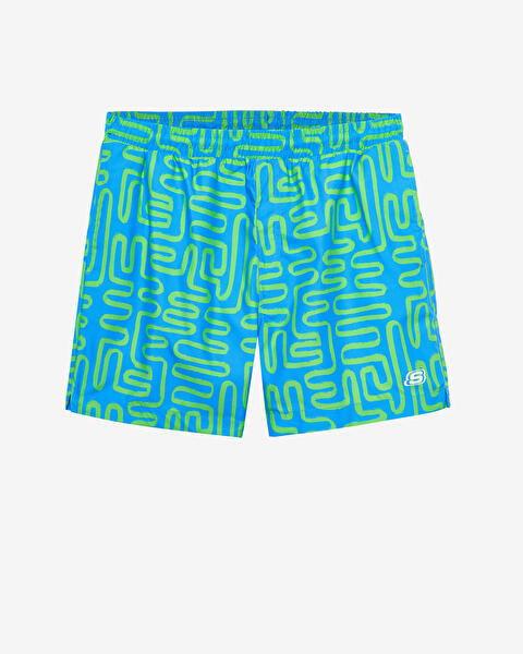 M 5 Inch Allover Print Swimshort