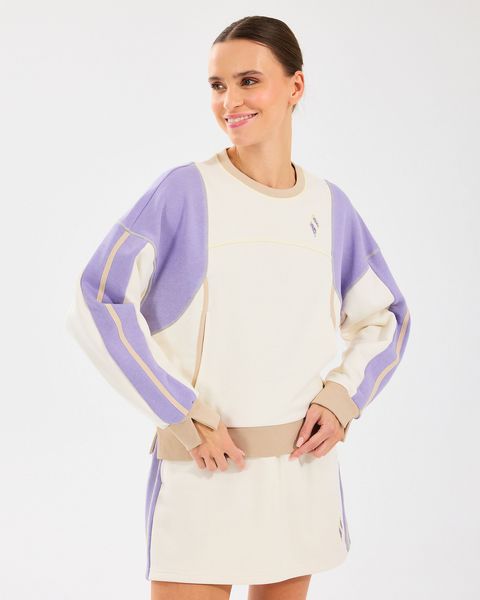 Resim W Diagonal Lw Fleece Crew Neck Sweatshirt