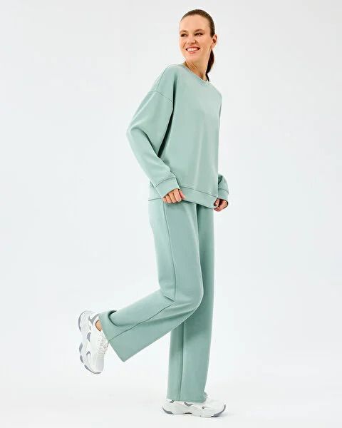 Resim W Lounge Loose Wide Leg Sweatpant