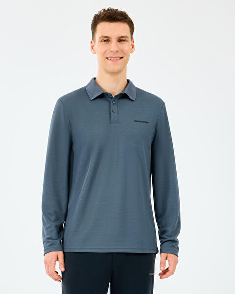 M Long Slv Polo