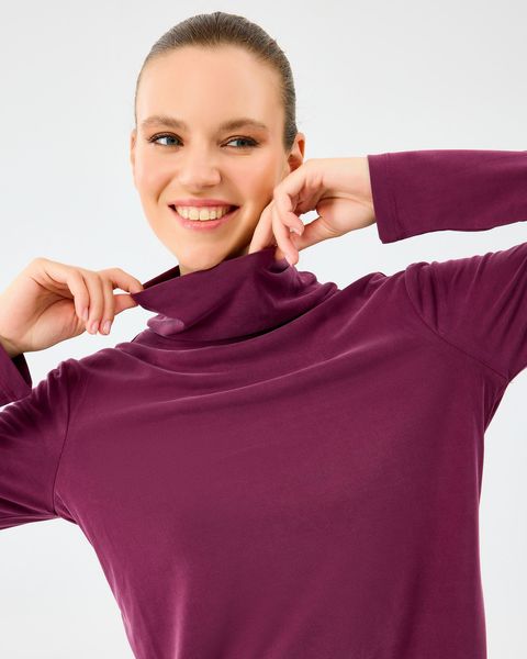 Resim W Turtle Neck Longsleeve Softluxe T-shirt