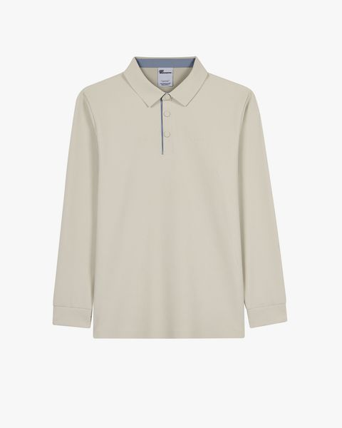 M Long Sleeve Waffle Polo